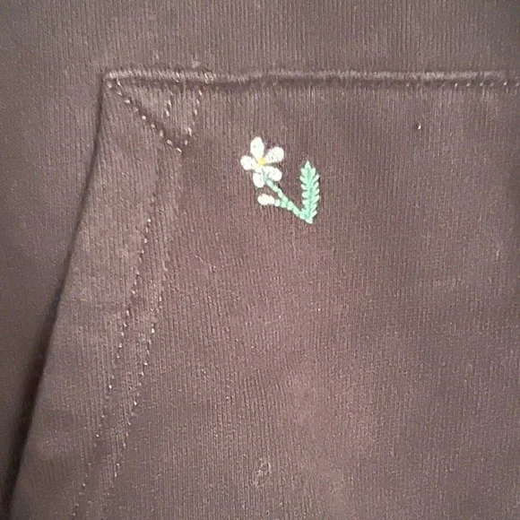 American Eagle Outfitters Charcoal Zip-Up Hoodie - Picture 3 of 9